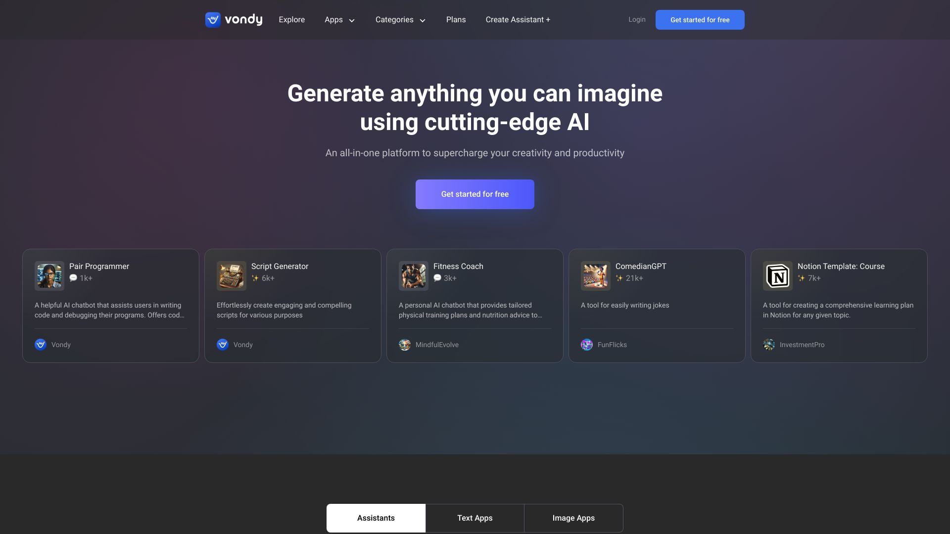 Vondy: Next Generation AI Apps image