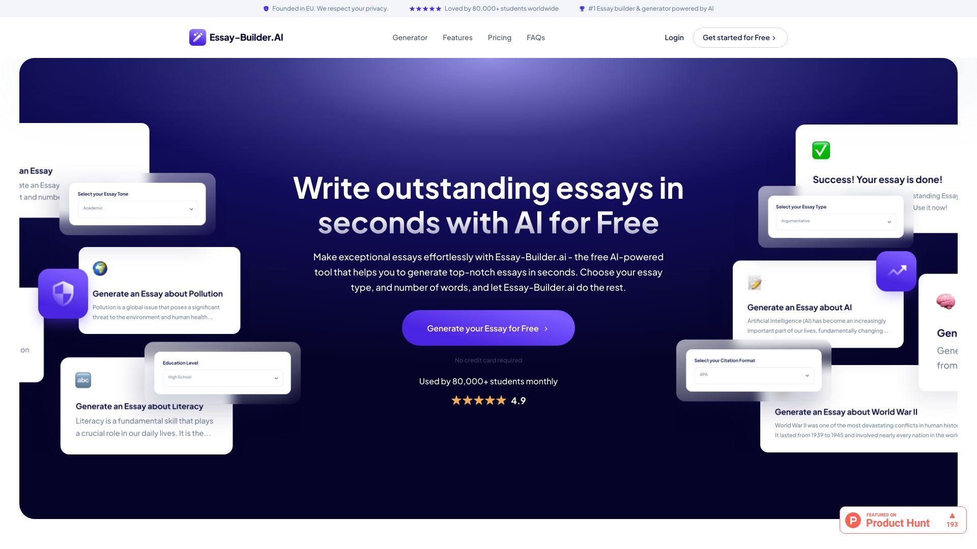 Essay-Builder.ai image