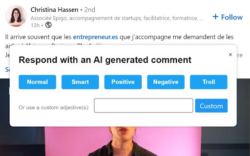 Social GPT Chrome Extension image