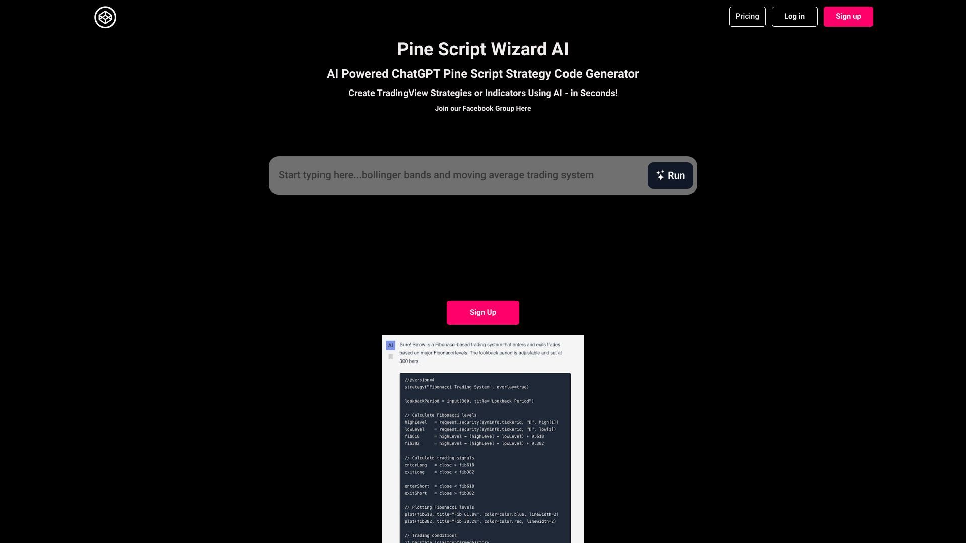 Pine Script Wizard image
