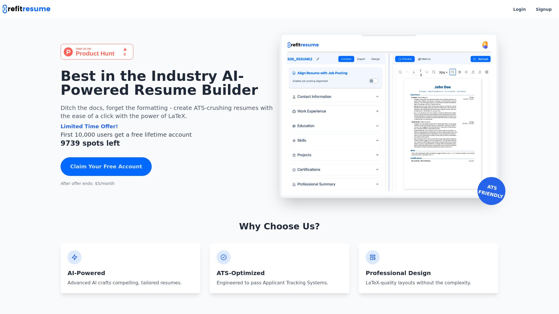 AI Resume Builder image