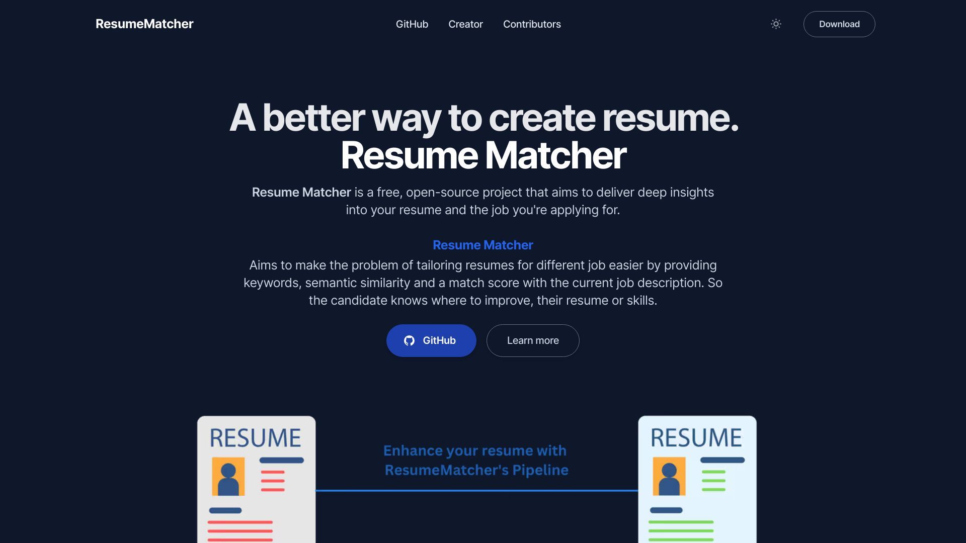 Resume Matcher image