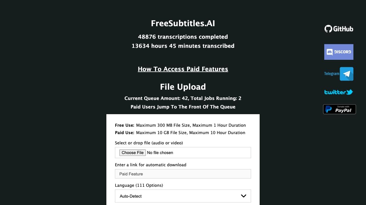 FreeSubtitles.AI image