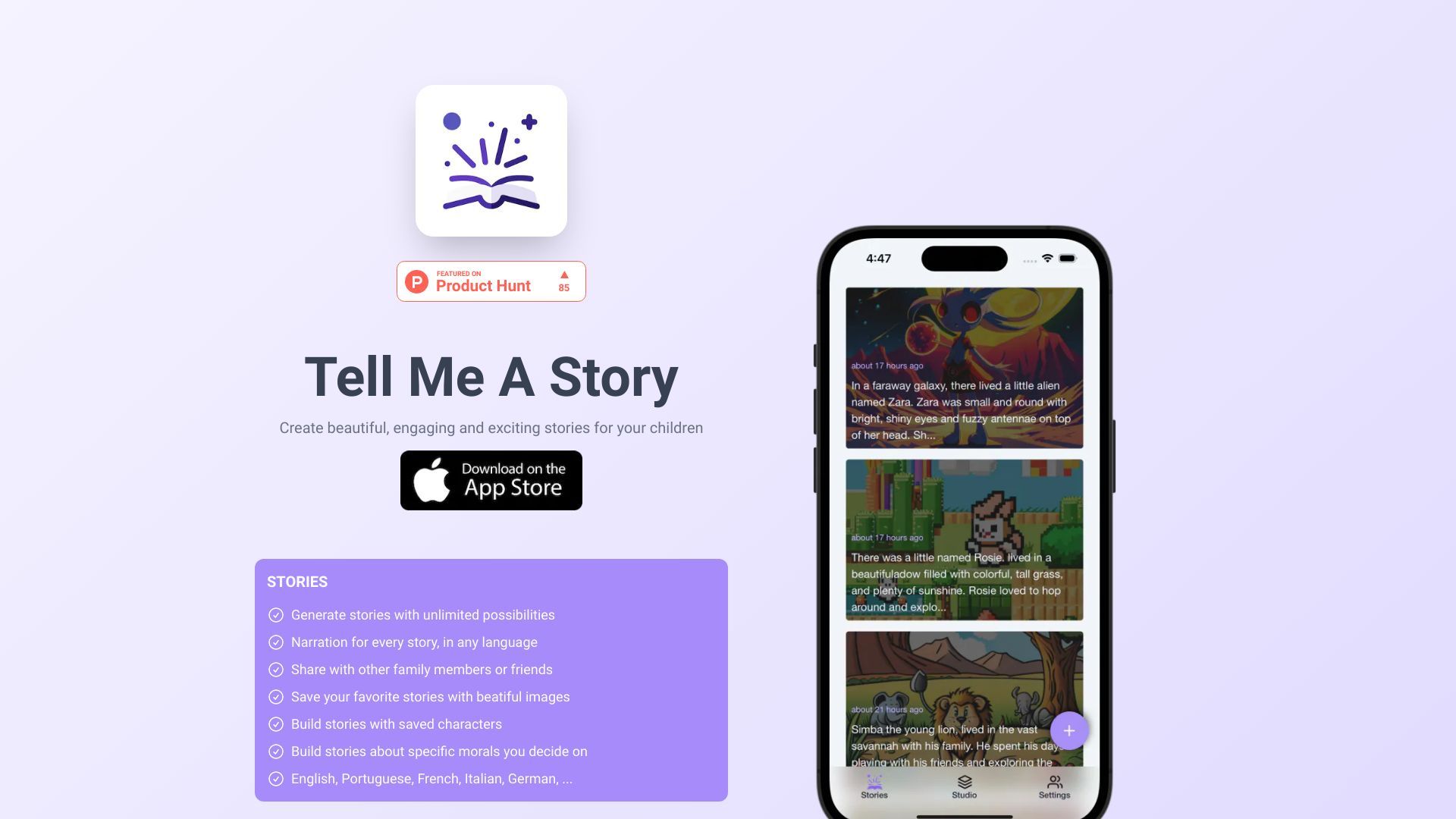 Tell Me A Story image