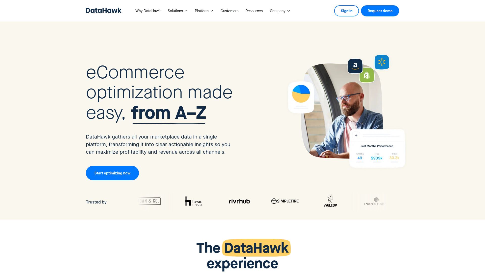 DataHawk eCommerce Analytics image