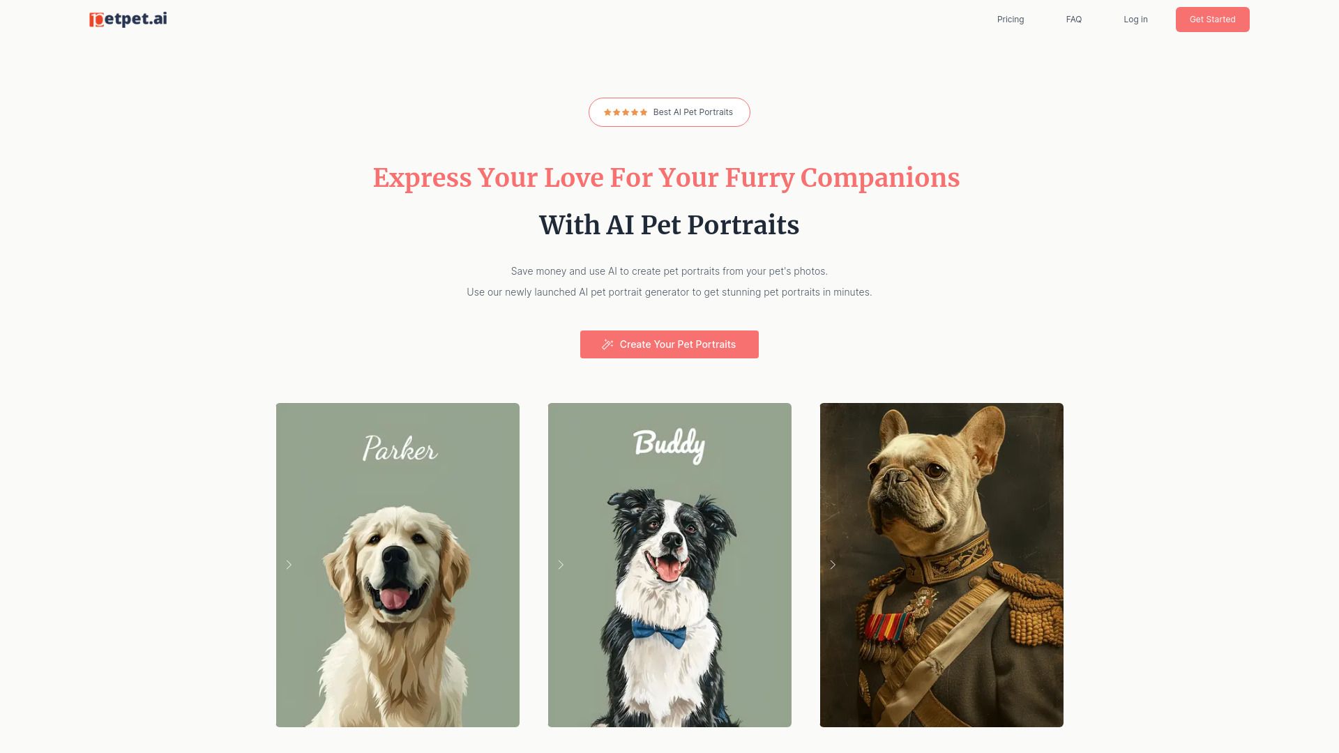 PetPet | Custom Pet Portraits | Pet Portrait Painting image