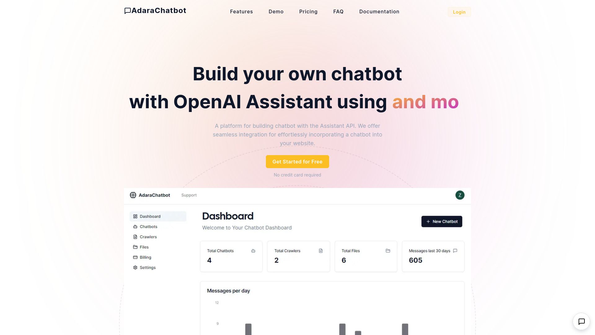 AdaraChatbot image