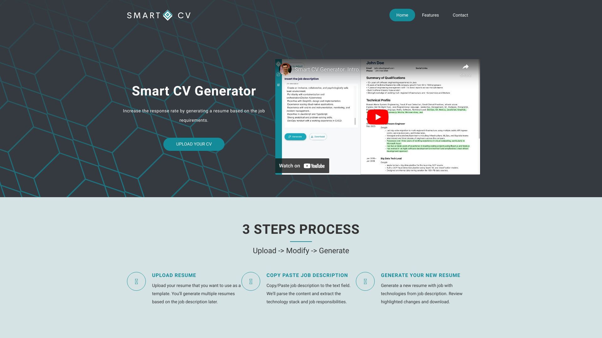Smart CV Generator image