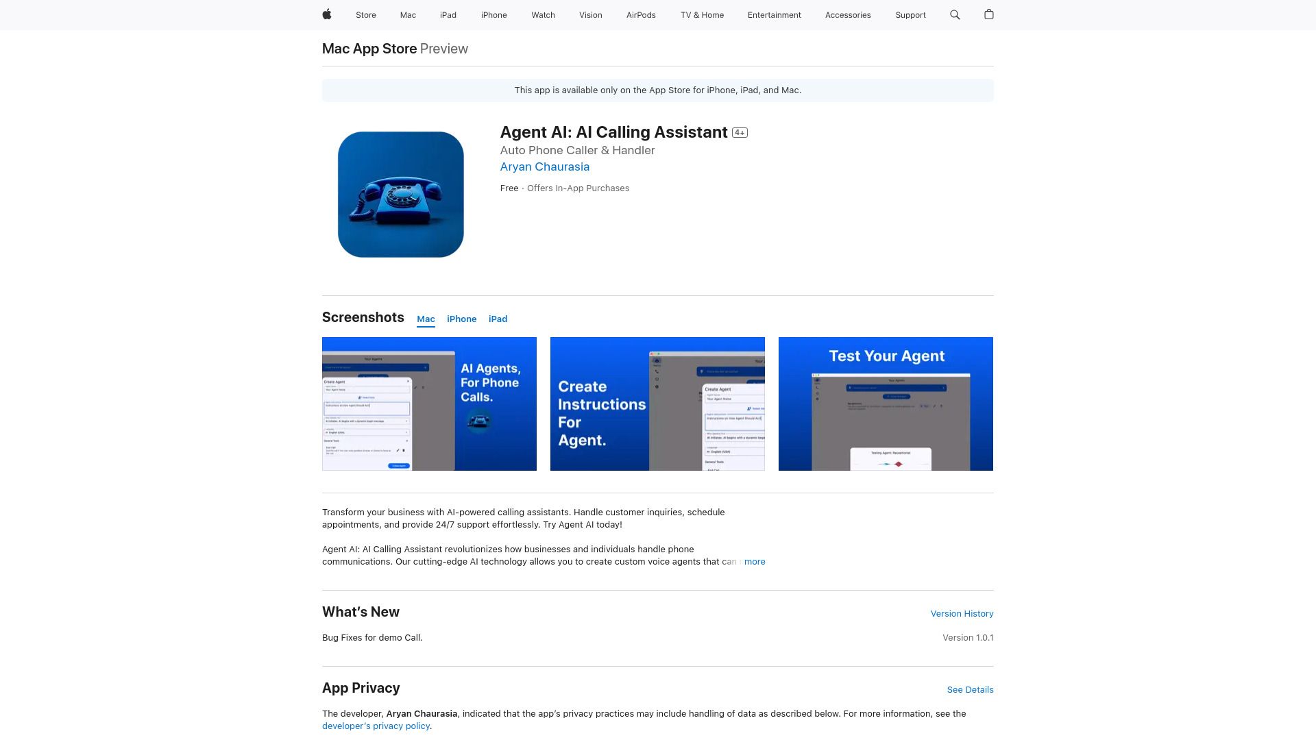 Agent AI: AI Calling Assistant image