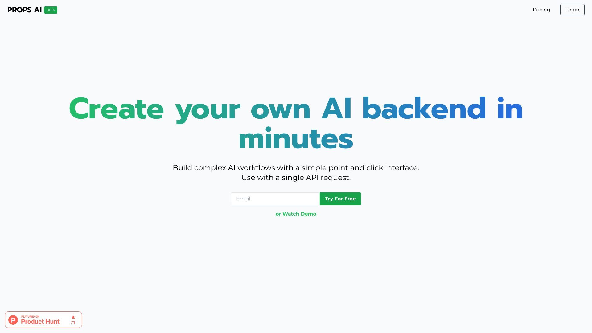 Props AI image