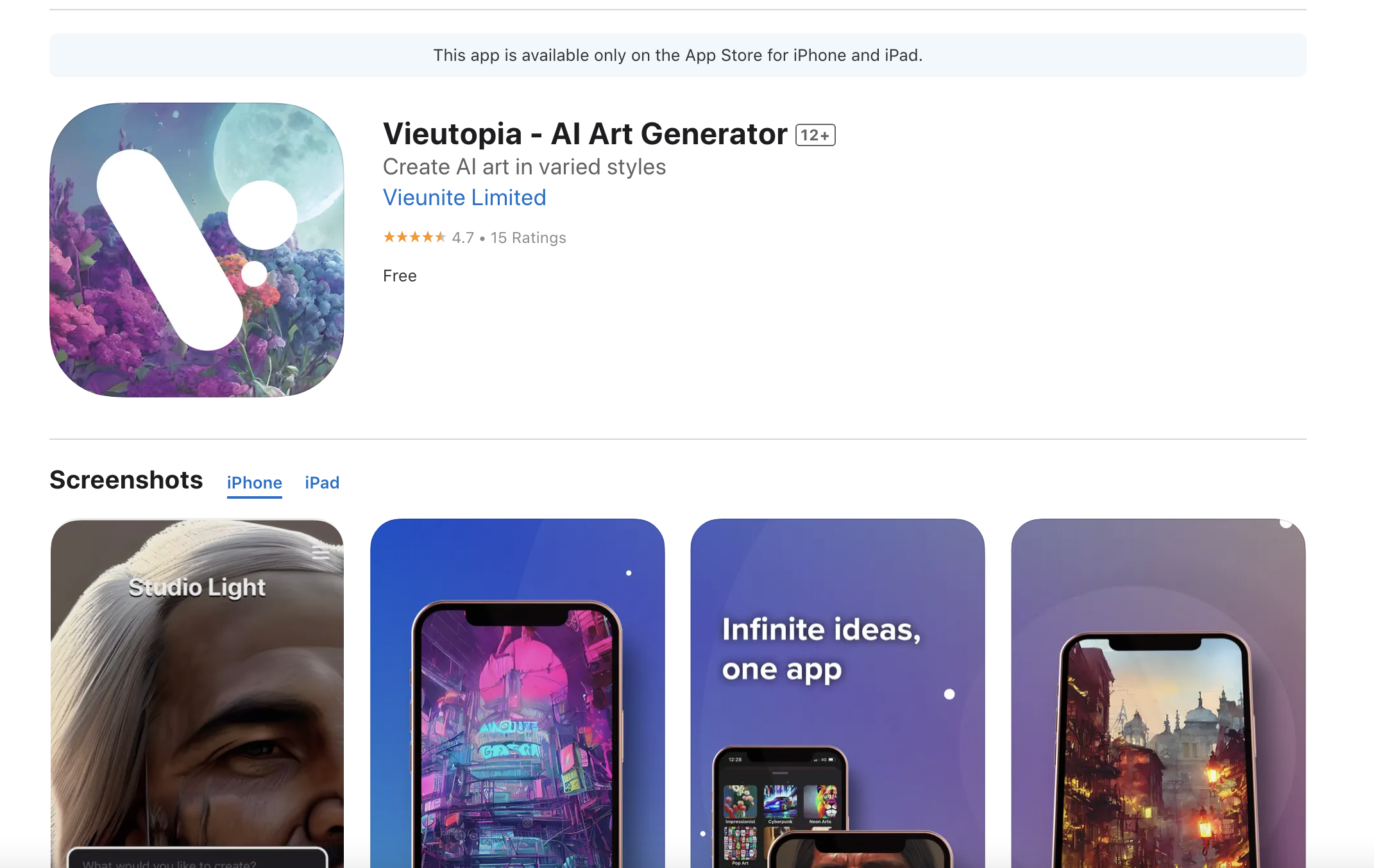 Creative Works App image