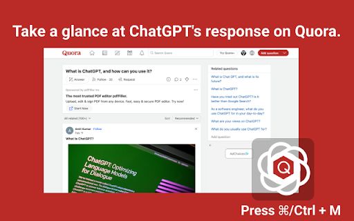 ChatGPT Browser Extension image